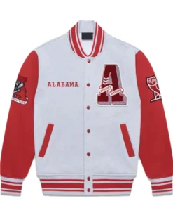 NCAA Alabama Crimson Tide Fleece Varsity Jacket