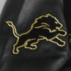 NFL Detroit Lions Black Varsity Jacket