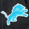 NFL Detroit Lions Black Wool Varsity Jacket