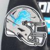 NFL Detroit Lions Black Wool Varsity Jacket
