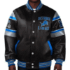 NFL Detroit Lions Leather Jacket