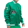 NFL Philadelphia Eagles Vintage OLD English Green Satin Jacket