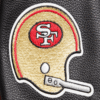 NFL San Francisco 49ers Retro Classic Black Varsity Jacket