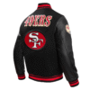 NFL San Francisco 49ers Retro Classic Black Varsity Jacket