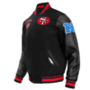 NFL San Francisco 49ers Retro Classic Black Varsity Jacket