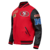 NFL San Francisco 49ers Rib Wool Varsity Jacket