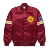 NFL Starter Washington Commanders Burgundy Bomber Jacket