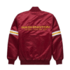 NFL Starter Washington Commanders Burgundy Bomber Jacket