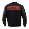 NFL Washington Commanders Black Varsity Jacket