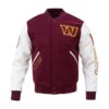 NFL Washington Burgundy Varsity Jacket