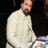 Nicolas Cage White Leather Jacket