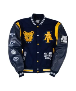 North Carolina A&T Navy Blue Varsity Jacket