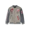 Ac Milan Grey Varsity Jacket