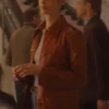 Orphan Black Echoes Krysten Ritter Brown Leather Jacket