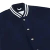 OVO Navy and White Varsity Jacket