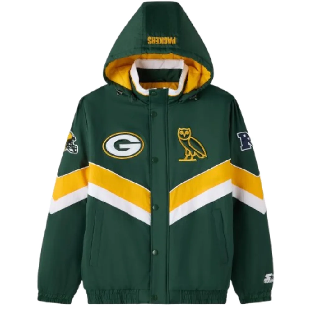 OVO x Green Bay Packers Sideline Puffer Jacket