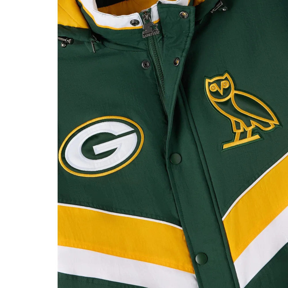 OVO x Green Bay Packers Sideline Puffer Jacket