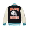 OVO x NFL Miami Dolphins Varsity Jacket