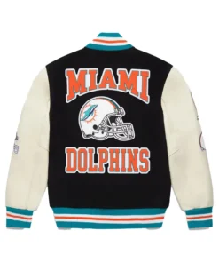 OVO x NFL Miami Dolphins Varsity Jacket