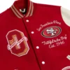 OVO x NFL San Francisco 49rs Varsity Jacket