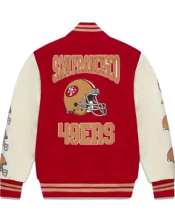 OVO x NFL San Francisco 49rs Varsity Jacket