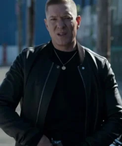 Power Book II Ghost Tommy Egan Black Leather Jacket