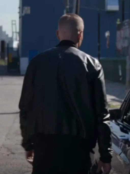 Power Book II Ghost Tommy Egan Black Leather Jacket