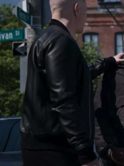 Power Book II Ghost Tommy Egan Black Leather Jacket