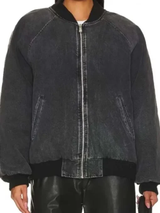 Queenie Dionne Brown Bomber Jacket