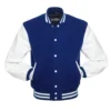 Royal and White Varsity Jacket