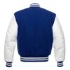 Royal Blue and White Varsity Jacket