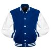 Royal and White Varsity Jacket