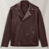 Rutland Burgundy Riding Leather Jacket