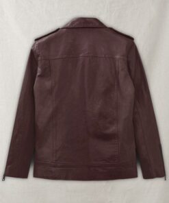 Rutland Burgundy Riding Leather Jacket
