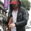Ryan Gosling Black Leather Jacket