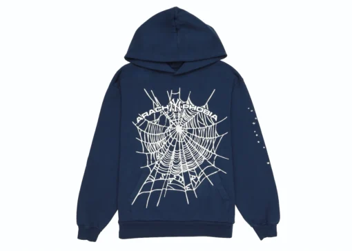 Sp5der Arach NY Phobia Navy Hoodie
