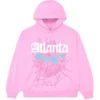 Sp5der Atlanta Pink Hoodie