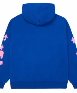Sp5der Beluga Blue Hoodie