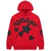 Sp5der Beluga Red Hoodie