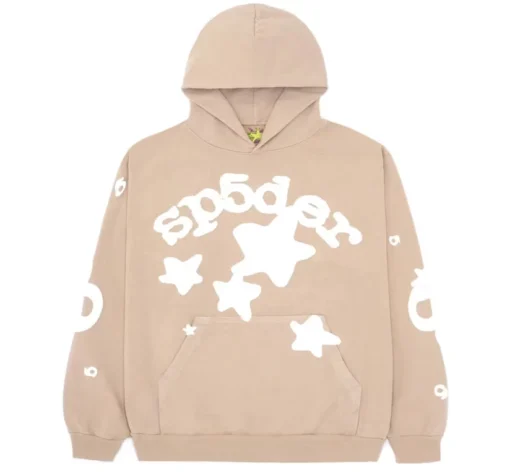 Sp5der Beluga Sand Hoodie