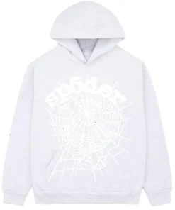 Sp5der OG Web Heather Grey Hoodie