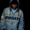Supreme X Ducati Hooded Racing Blue Jacket