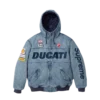 Supreme X Ducati Hooded Racing Blue Jacket