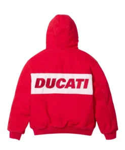Supreme X Ducati Hooded Racing Red Jacket