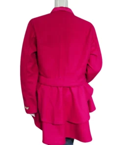 Ted Lasso Keeley Pink Heart Button Blazer