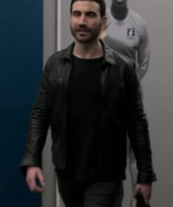Ted Lasso S02 Roy Kent Black Leather Jacket