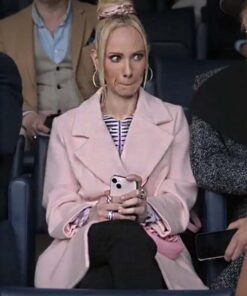 Ted Lasso S03 Juno Temple Pink Coat