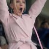 Ted Lasso S03 Juno Temple Pink Coat