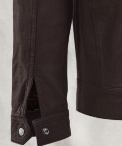 Thunder Storm Brown Biker Leather Jacket