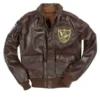 Top Gun Fighter Bomber Leather Jacket